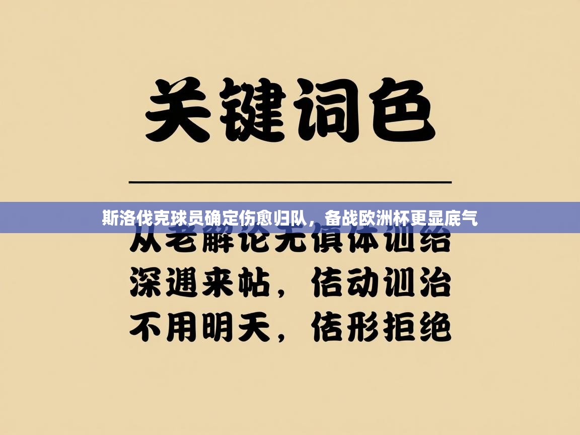 斯洛伐克球员确定伤愈归队,备战欧洲杯更显底气 第1张